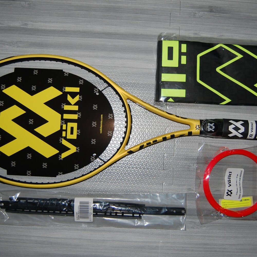 VOLKL C10 Pro Tennis Racquet Grip 4 3/8 - NEW + Strings and Grommets